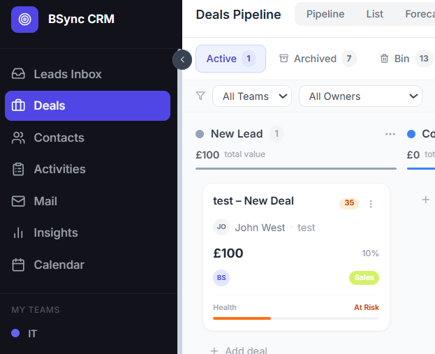 Deal Detail