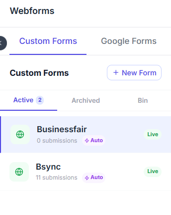 Web Forms